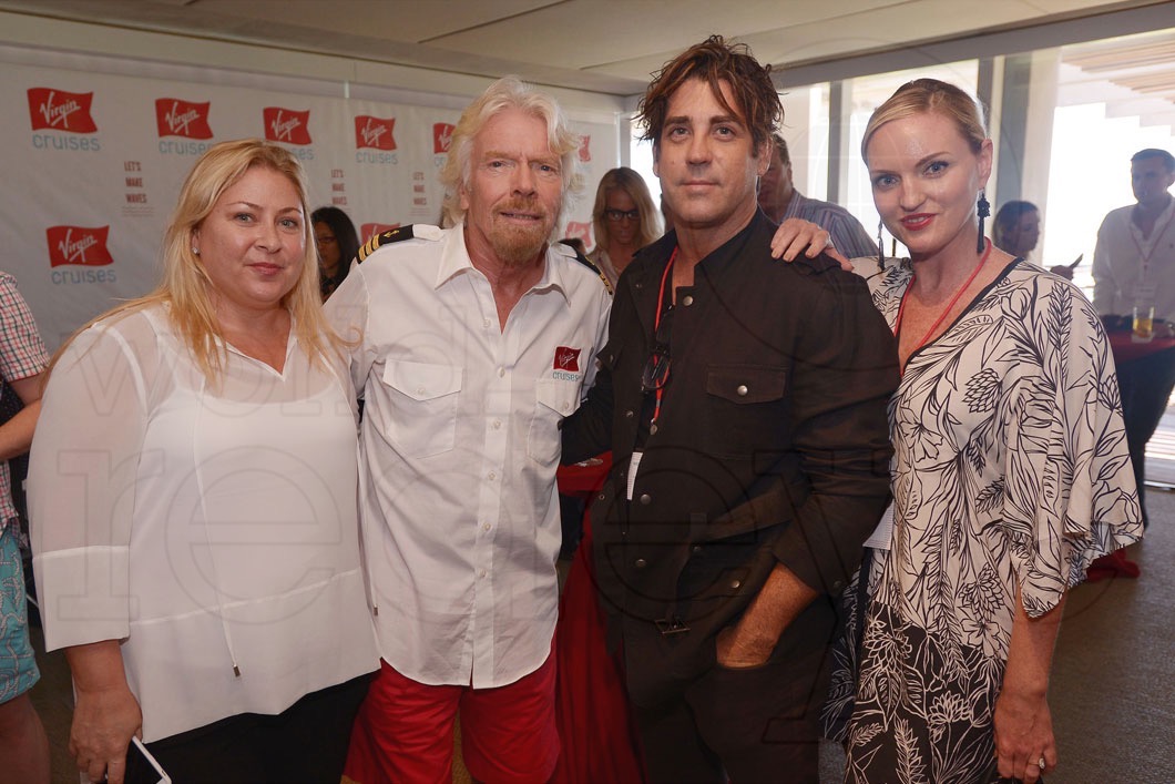 Leann Standish, Sir Richard Branson, Carlos Betancourt, & Brandi Reddick