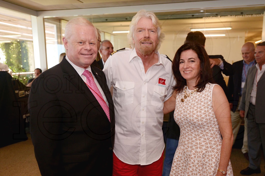 Barry Johnson, Sir Richard Branson, & Christine Barney