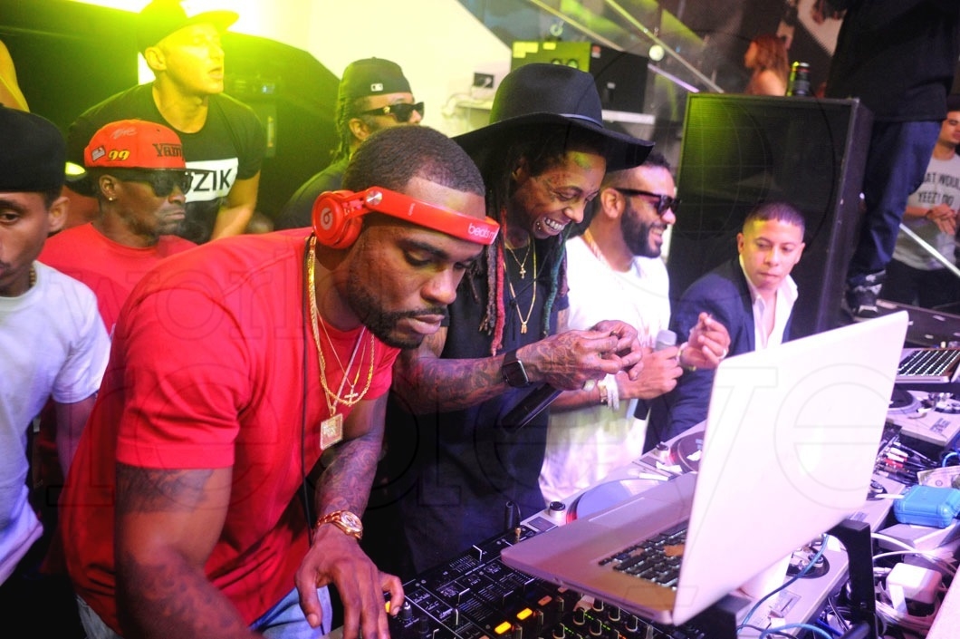 32-Stevie J, Lil Wayne, Jim Jones, & Purple DJing