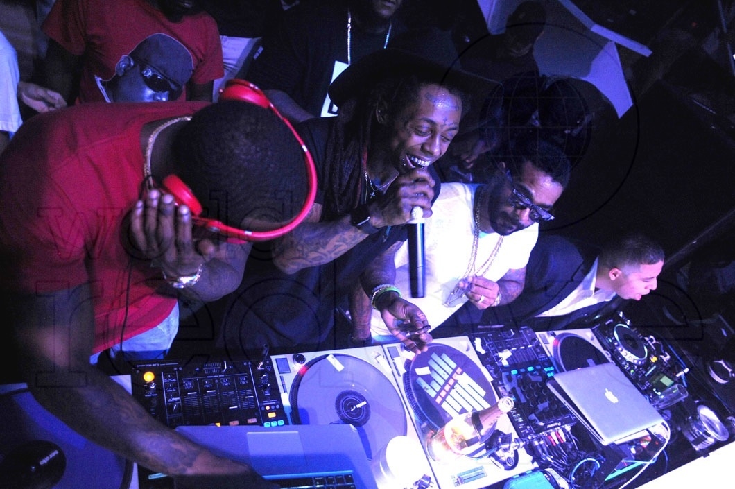 33-Stevie J, Lil Wayne, Jim Jones, & Purple DJing3