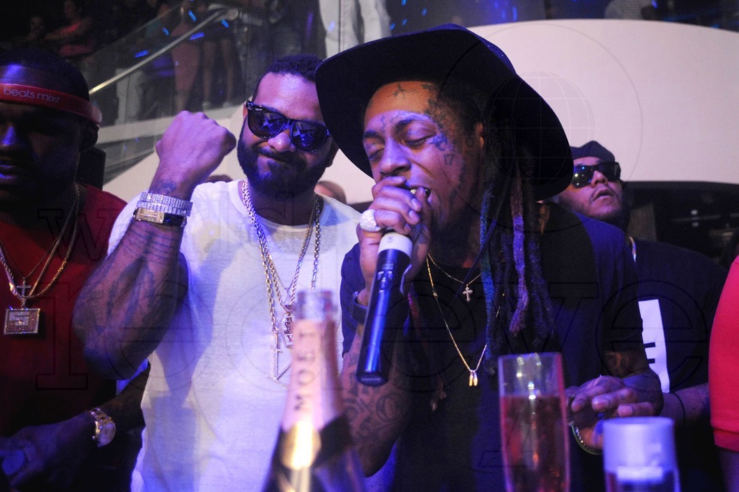 Jim Jones Celebrity Birthday Bash at LIV with Lil Wayne