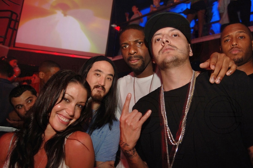 Shannon Elizabeth, Steve Aoki, DJ Irie, & Mr. Mauricio