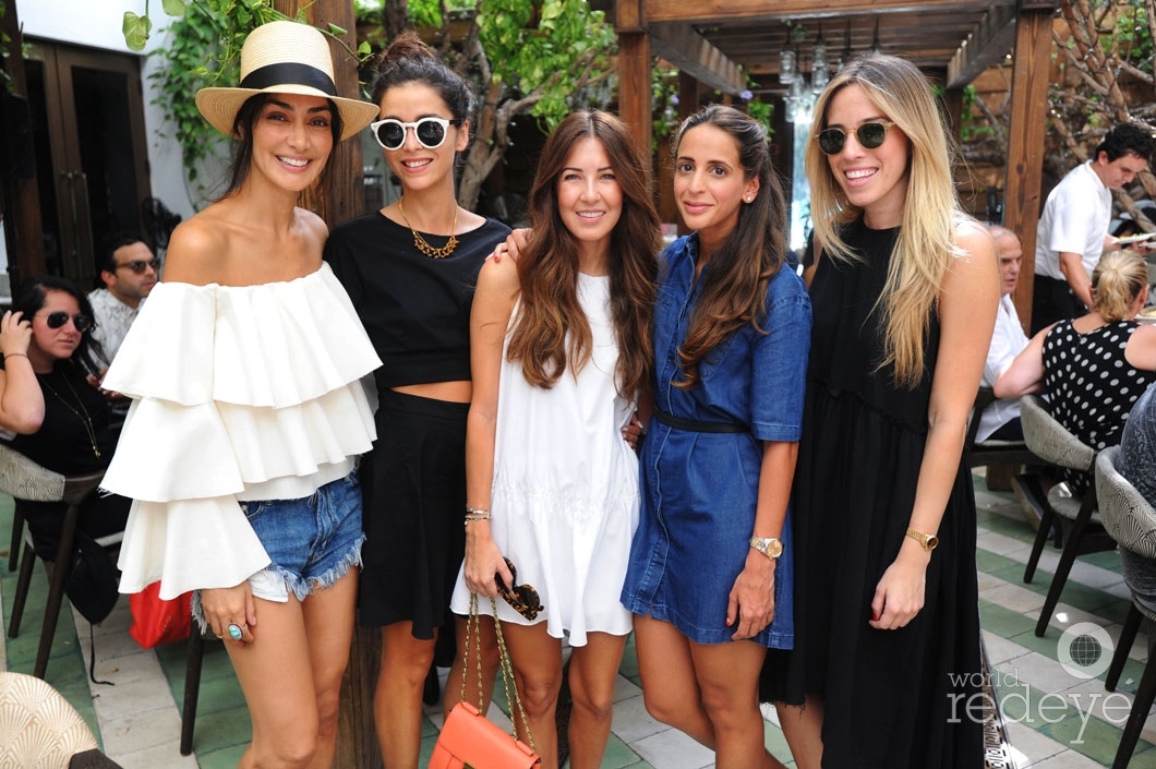 Jenny Lopez, Tatiana Cartaya, Lidia Pefaur, Iman Hassan, & Patty Bilbal