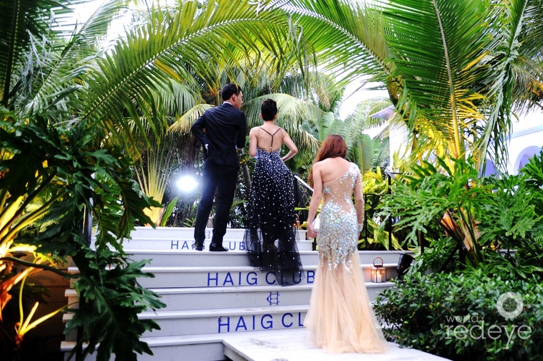 12.5-Ly Qui Khanh, Toc Tien & Sue Lynn at a private event for HAIG CLUB in Miami