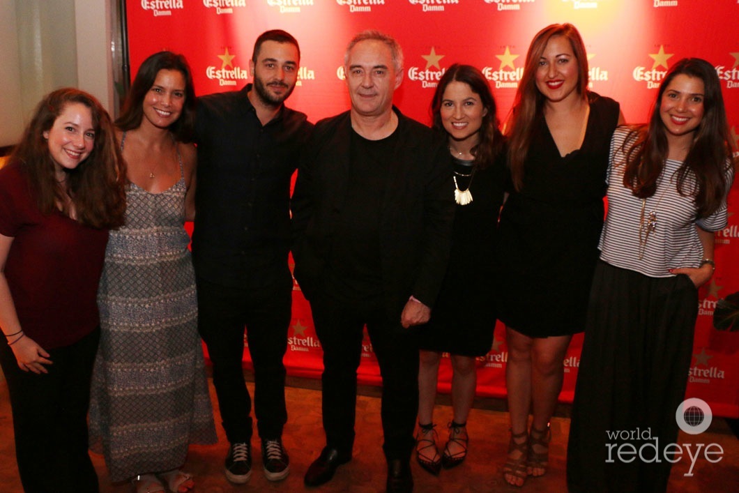 29-Carolina Fernandez-Lovo, Maile Gamez, Jourdan Binder, Ferran Adrià, Cristy Planas, Marisa Batista, & Paula Antoniazzi