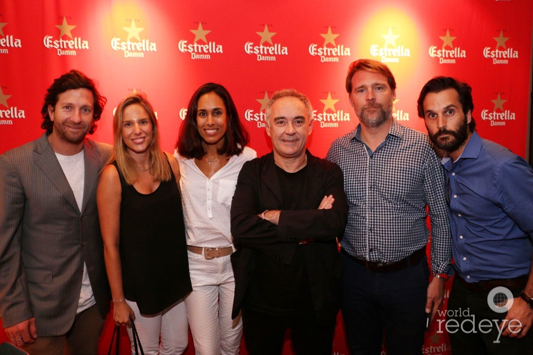 5-Diego Munoz, Sara Pastor, Maria Contreras, Ferran Adria, Jordi Escala & Friend