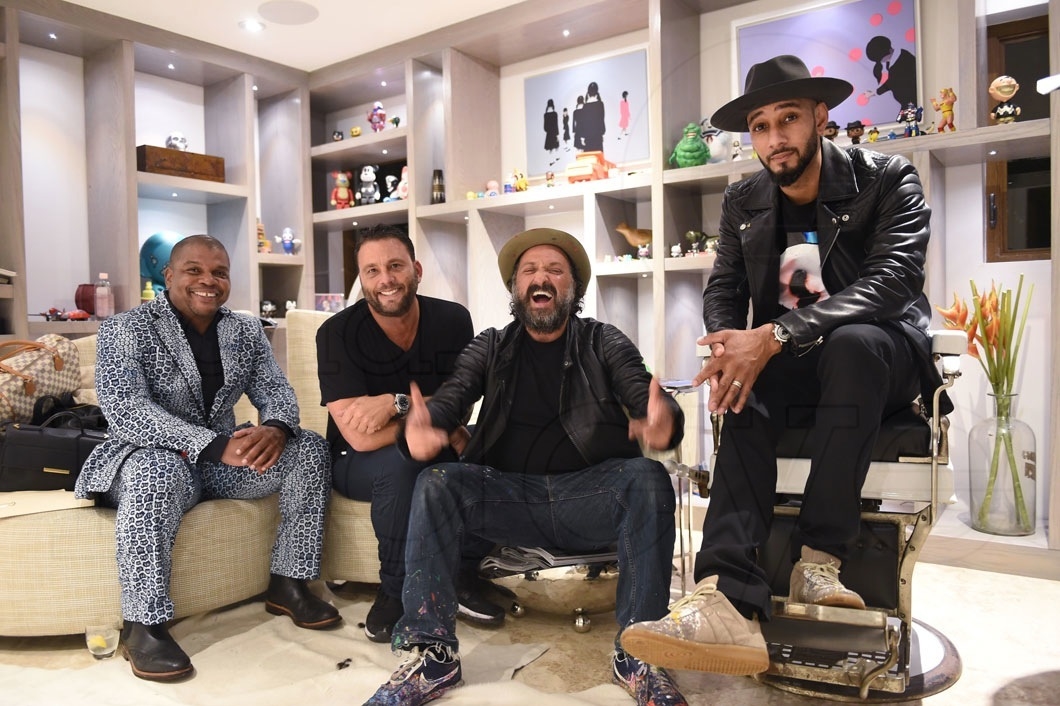 Kehinde Wiley, David Grutman, Mr. Brainwash, & Swizz Beatz