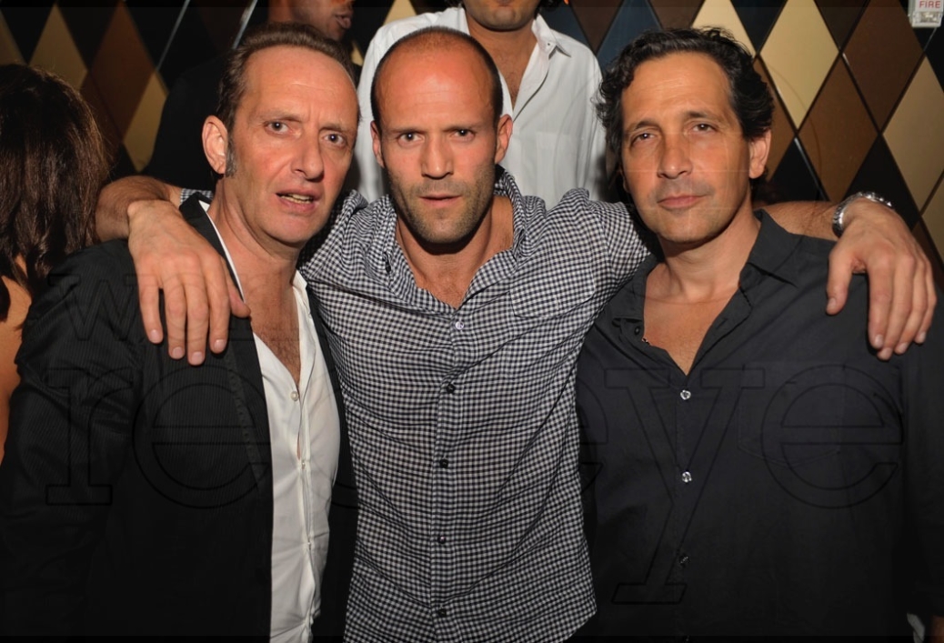 Jason Statham, Lance Bass, & Scott Storch at Wall at W South Beach For a Performance by Chris Jones