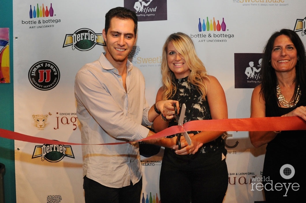 13-Jon & Maris Sotsky Cutting Ribbon