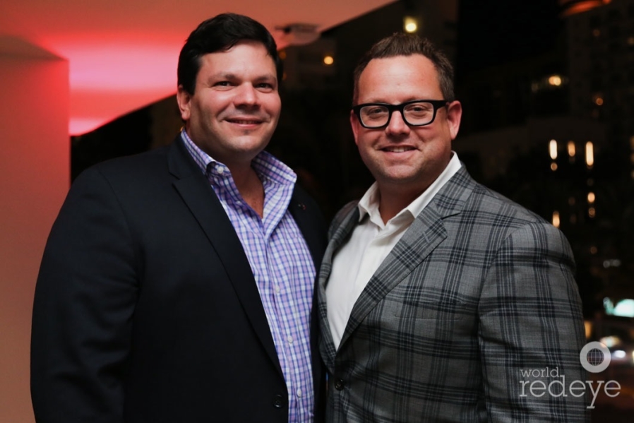 18-Miami Beach FL - November 12, 2015 Ricardo Mendes and Mark Wagner attend Hyatt Centric South Beach - Mack, Nick and Nina's Party with R.City Presented by iHeart Media. Photography by Viviana Puga