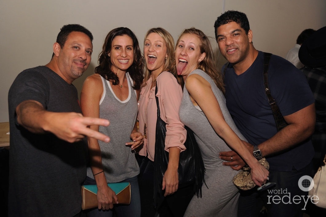 69-Erni Vales, Jeanine Fazio, Janel Downing, Dennis Dannel, & Friend