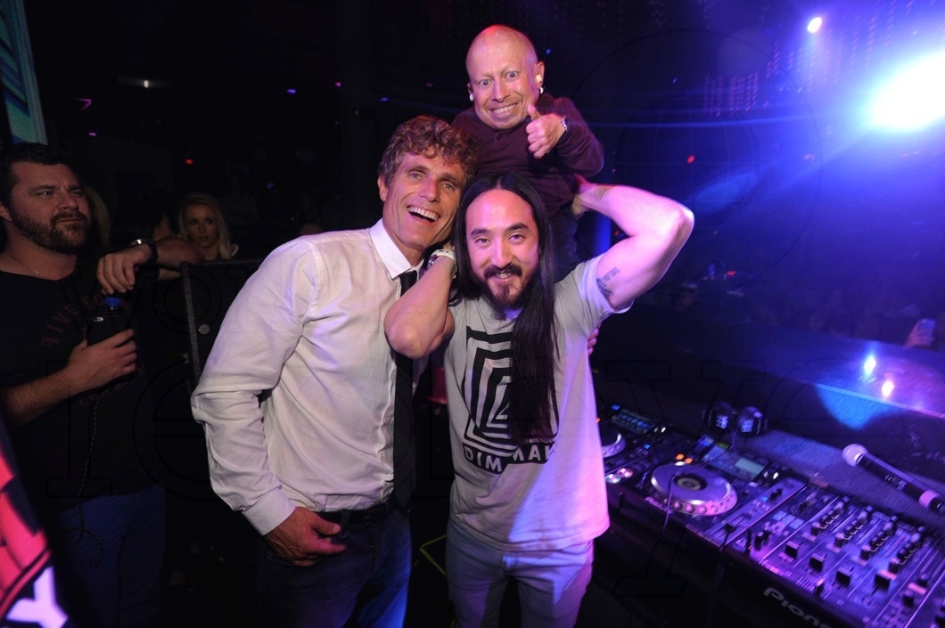 Anthony Shriver, Verne Troyer, & Steve Aoki