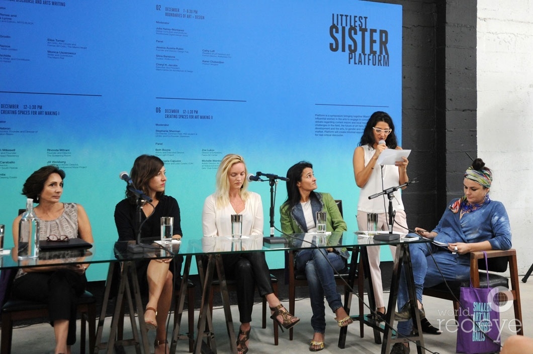 Lisa Austin, Amanda Sanfilippo, Brandi Reddick, Avra Jain, Sofia Bastidas speaking, & Eva Franch i Gilabert