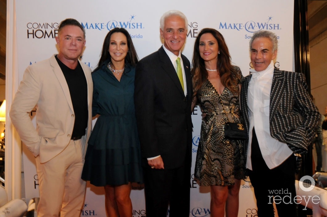 33-Shareef Malnik, Lisa Pliner, Charlie Crist, Carole Crist, & Donald Pliner