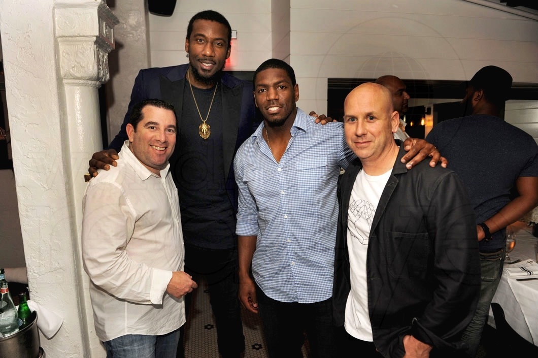 Ron Berkowitz, Amar'e Stoudemire, Jonathan Vilma, & Darrick Eman