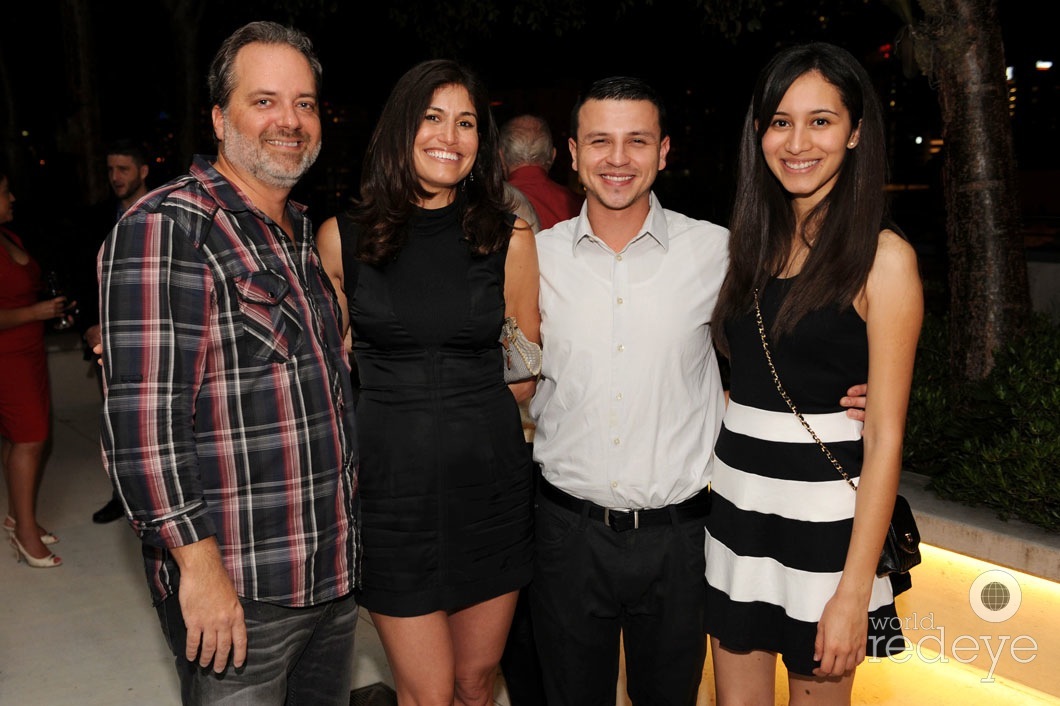 Chad Turner, Frances Alban, Antonio Ardila, & Diana Somarriba