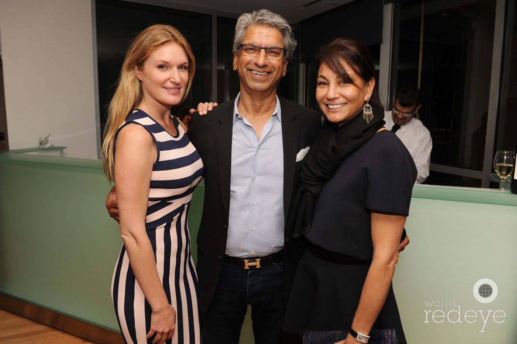 Sarah Arison, Bobby Chopra, & Monica Nishi