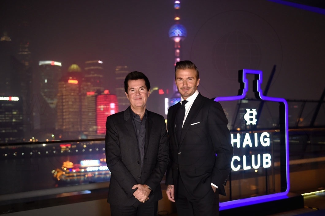 4-David Beckham and Simon Fuller at HAIG CLUB™ Shanghai