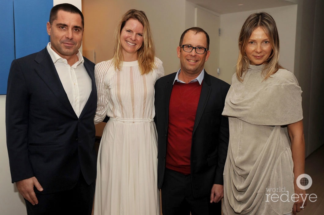 Riccardo Silva, George Lindemann, Tatiana Silva, & Friend