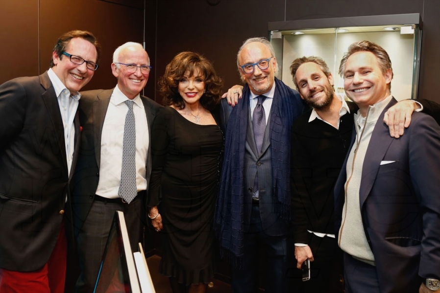 5-Peter Webster, Joan Collins, Roberto Coin, Seth Browarnik & Jason Binn1