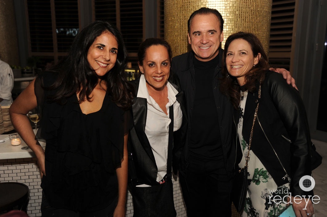 Sara Liss, Lesley Abravanel, Chef Jean-Georges Vongerichten, & Friend