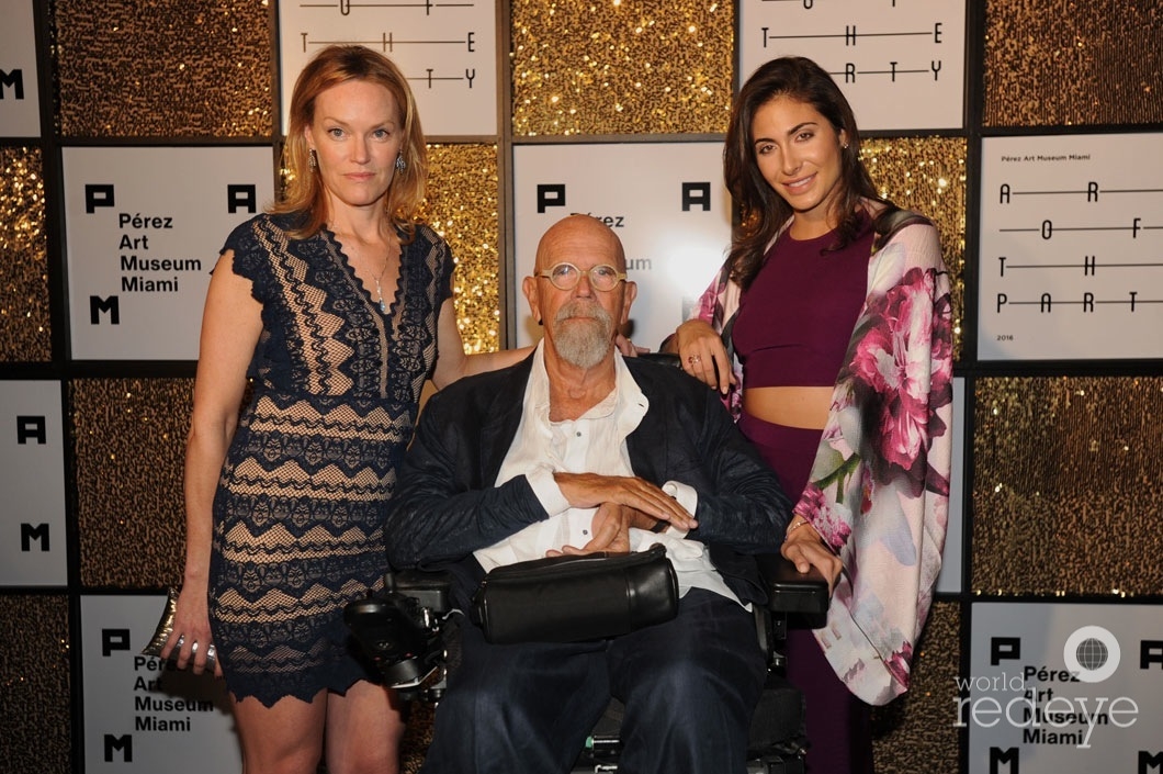 10-Andrea Glimcher, Chuck Close, & Eve Xanthopoulos