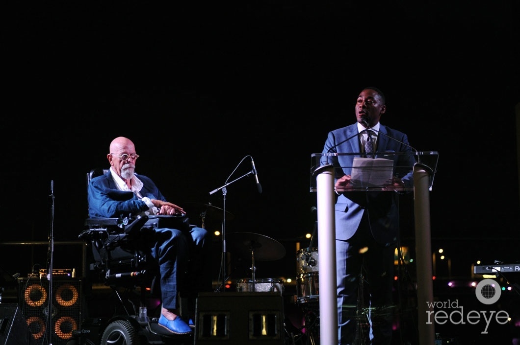 24-Chuck Close & Franklin Sirmans speaking3