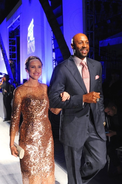 92-Kinga Lampert & Alonzo Mourning