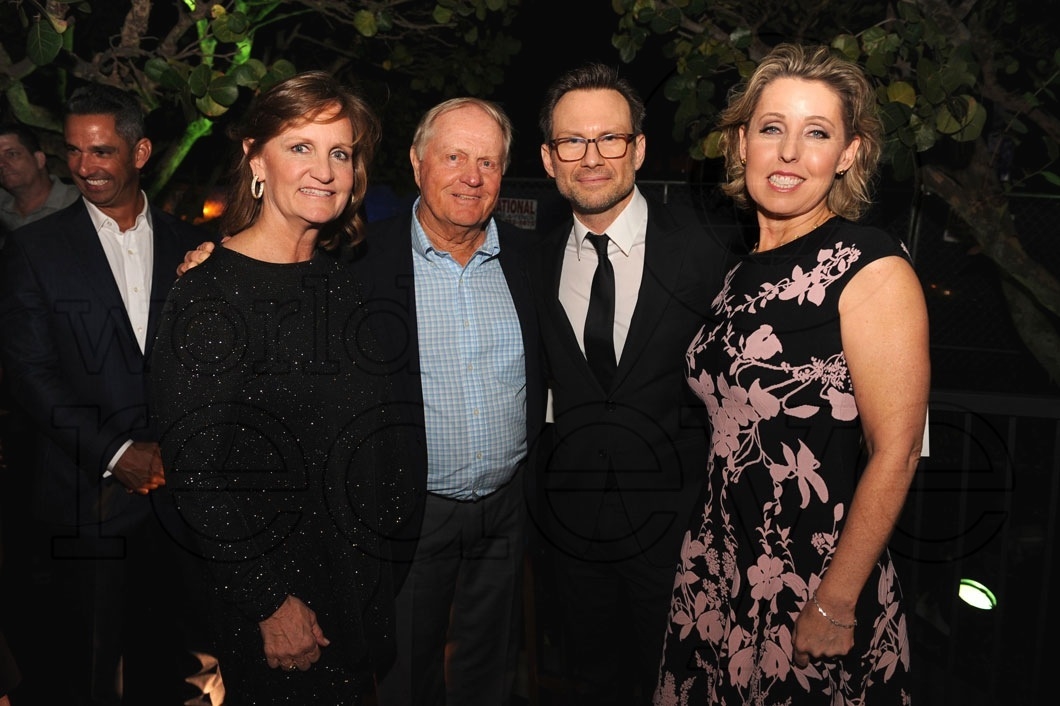 Nan O'Leary, Jack Nicklaus, Christian Slater, & Suzanne Murphy