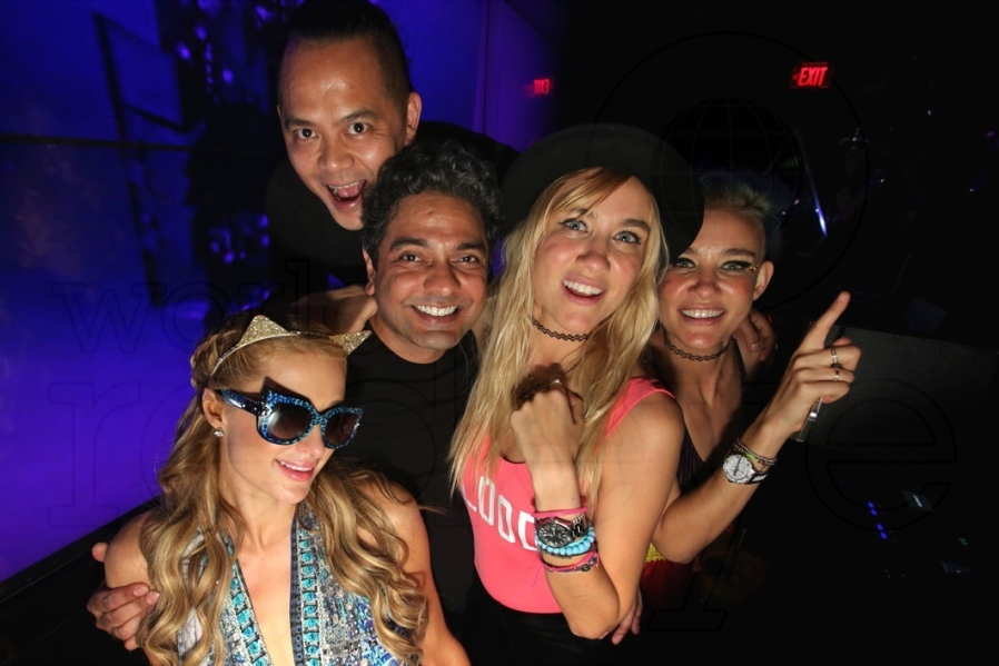 2-Paris Hilton, Tamz, Navin Chatani, & Nervo2