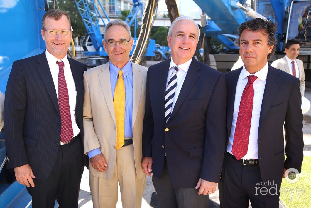 8-Art Murphy, Luis Revuelta, Mayor Carlos Gimenez, & Ugo Colombo