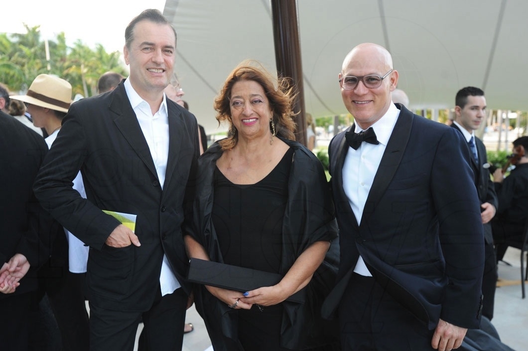 Patrick Schumacher, Zaha Hadid, & Craig Robins