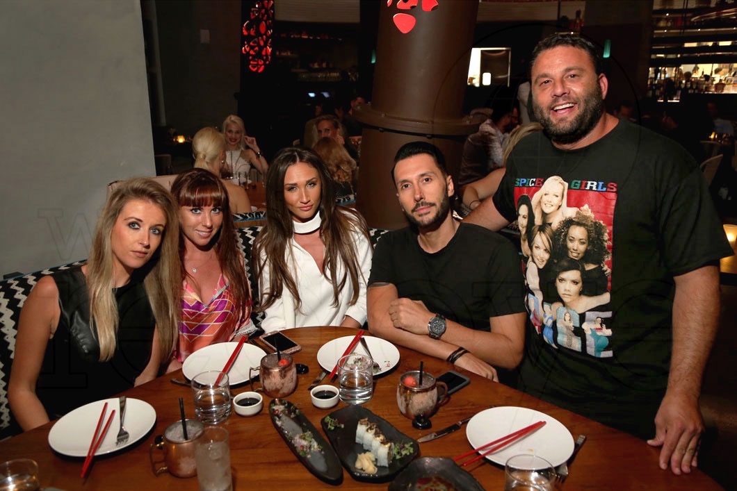 1-Sarah Moussier, Jade Reuben, Megan McKenna, Cedric Gervais, & David Grutman