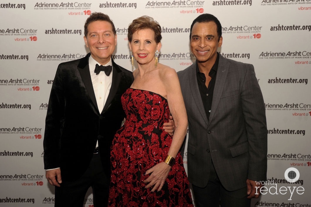 3-Michael Feinstein, Adrienne Arsht, & Jon Secada