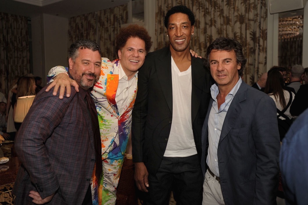 6-Rick De La Croix, Scottie Pippen, Romero Britto, & Hugo Colombo