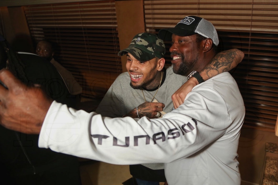 4-Chris Brown & Warren Sapp