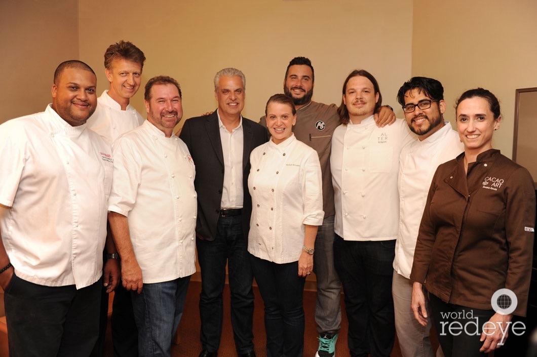 9-Timon Balloo, Wolfgang Birk, Allen Susser, Eric Ripert, Michelle Bernstein, Jose Mendin, Brad Kilgore, Susana Garcia, & Friend