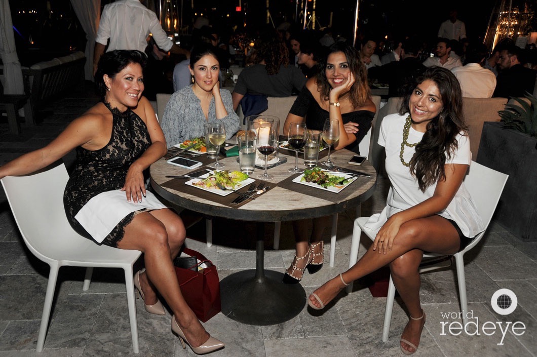 26-Carol Miranda, Bahar Bayraktar, Karen Alamo, & Fernanda Moreno at MCB Upper Room summer dinner party_new