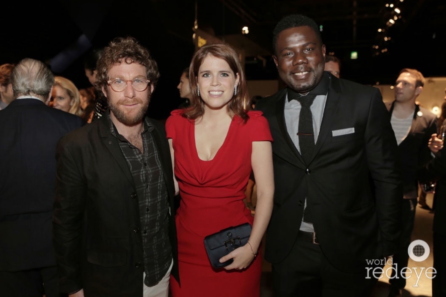 23-Dustin Yellin, Princess Eugenie Victoria Helena, & Kweku Mandela2