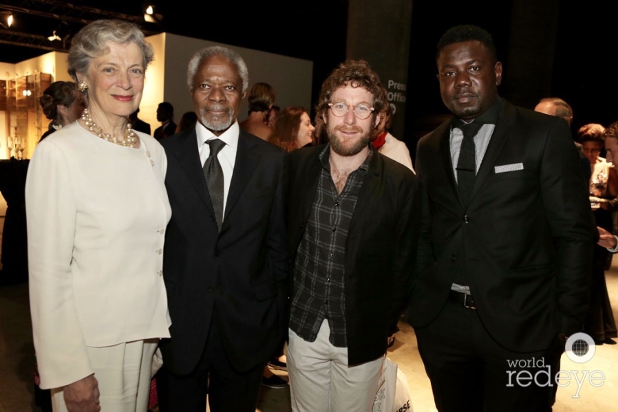 4.5-Nane Maria Annan, Kofi Annan, Dustin Yellin, & Kweku Mandela2