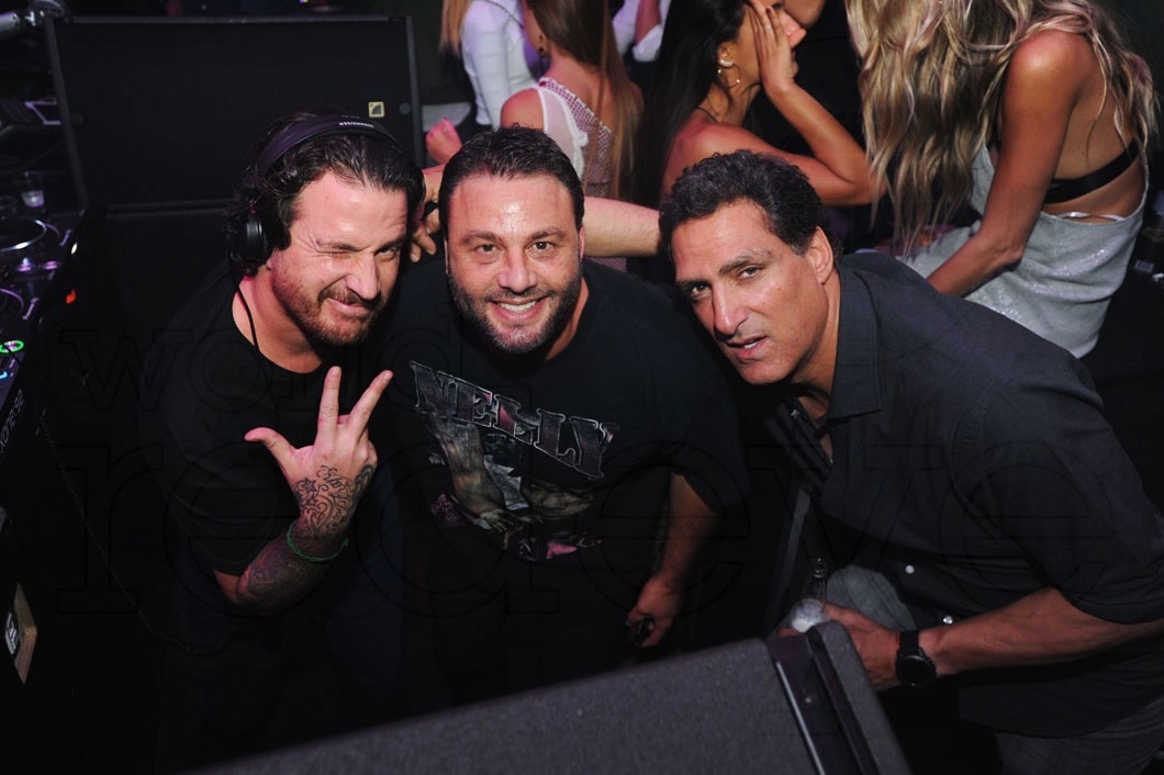 Luciano, David Grutman, & Rony Seikaly