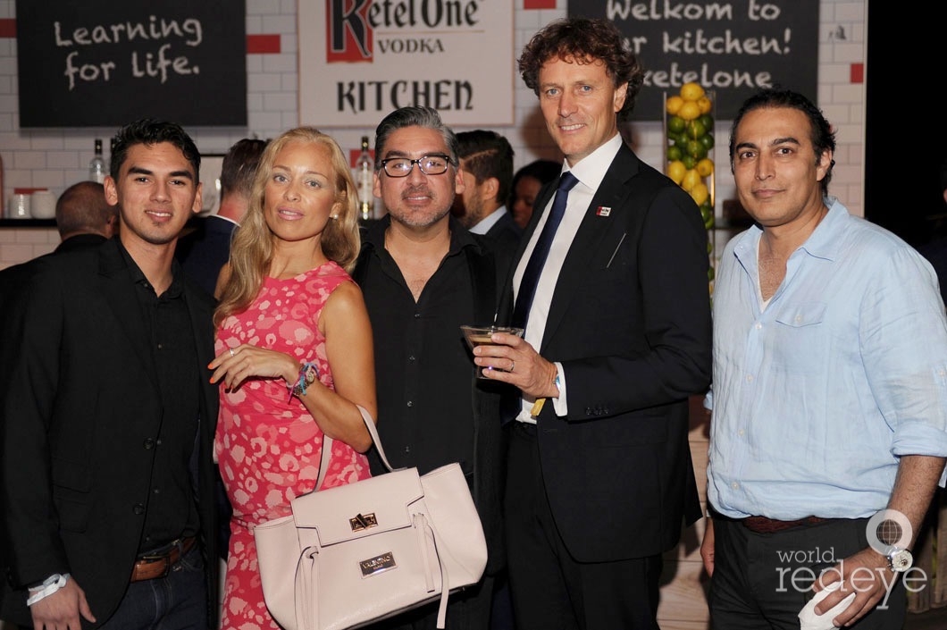 Nicholas Betancourt, Gina Wright, Nick Betancourt, Bob Nolet, & Sal Khokhar