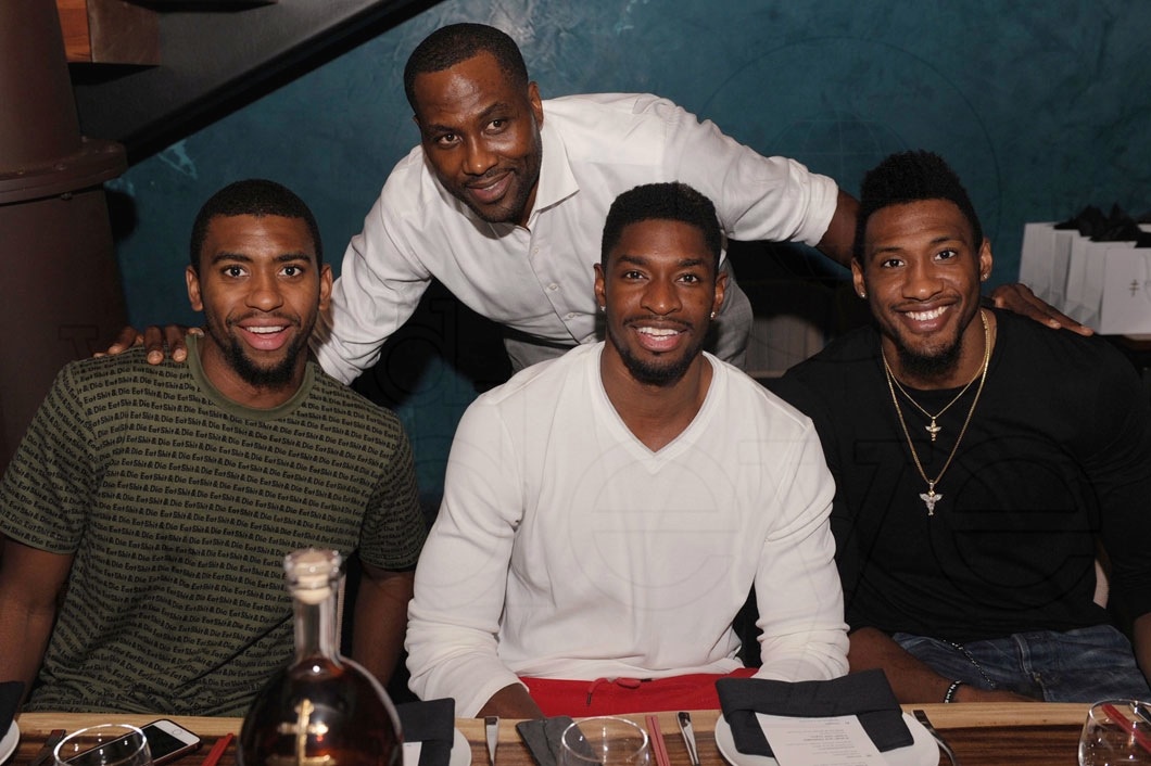 Hollis Thompson, Elton Brand, Brandon Paul, & Robert Covington