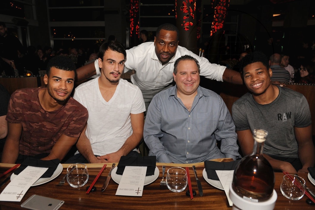 Timothe Luwawu, Dario Saric, Elton Brand, Scott Rego, & Richaun Holmes