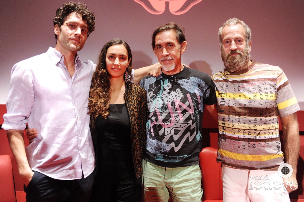 Max Basch, Malia Scharf, Friend, & Kenny Scharf