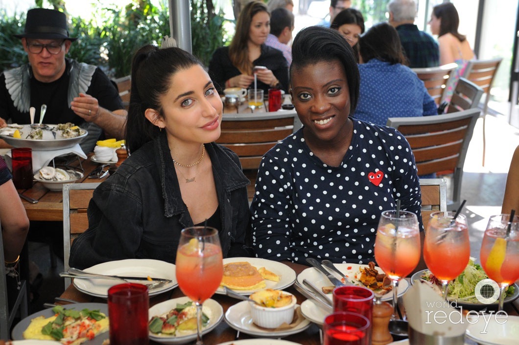 Julie Schott, Nikki Ogunnaike, Olivia Culpo, & Jonathan Cheban