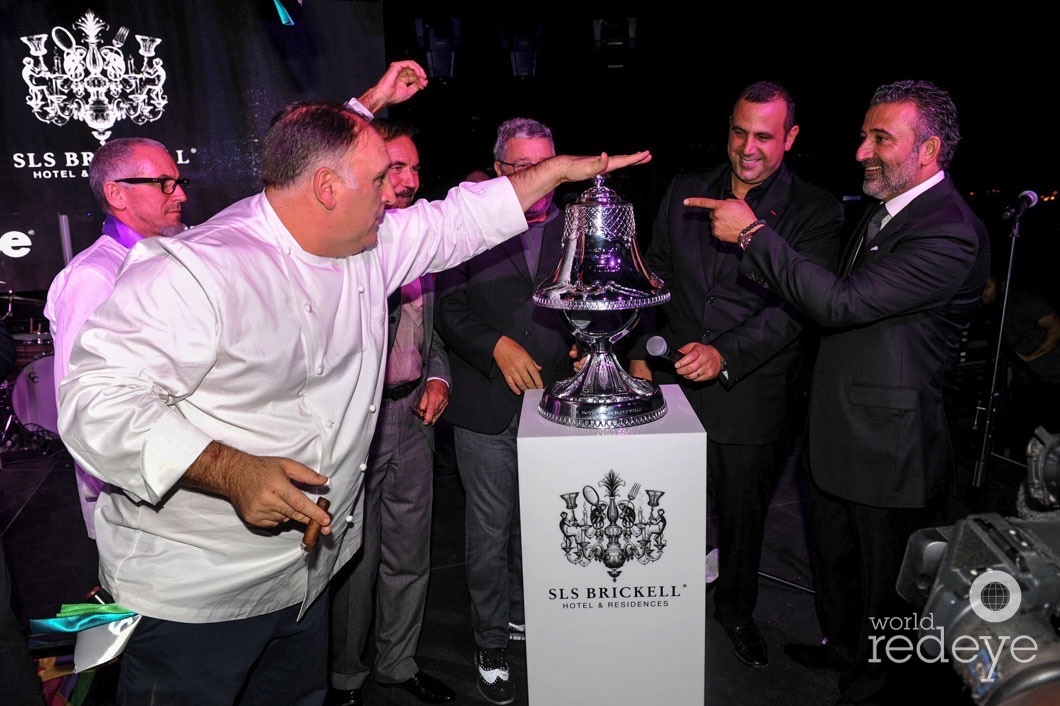 Jose Andres, Michael Schwartz, Jorge Perez, & Philippe Starck, Sam Nazarian, & Arash Azarbarzin