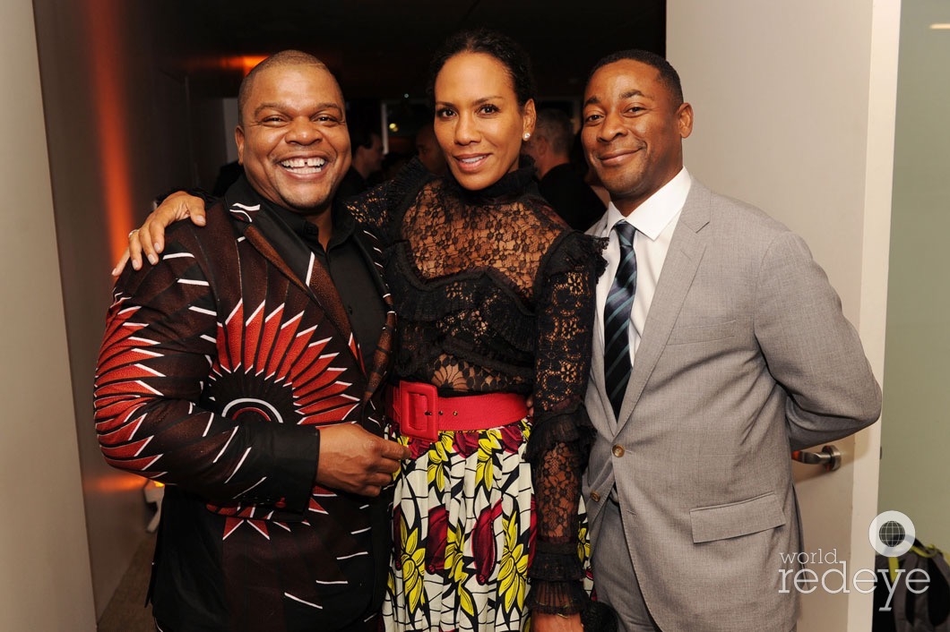 Kehinde Wiley, Barbara Becker, & Franklin Sirmans