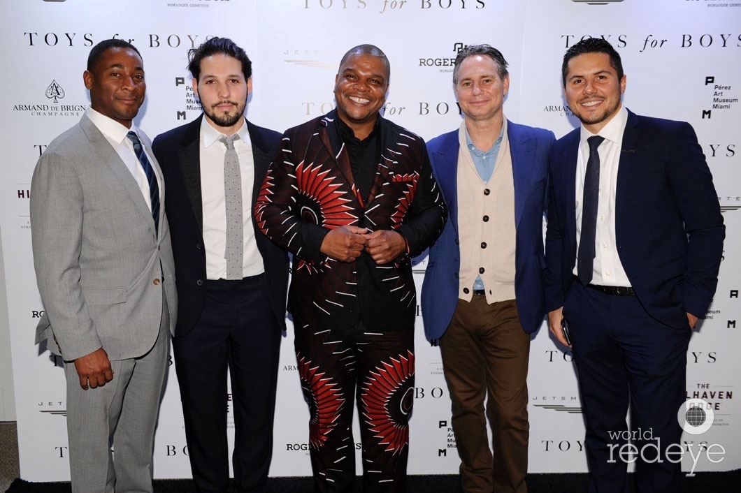 Franklin Sirmans, Rafael Gil, Kehinde Wiley, Jason Binn, & Antonio Caballero