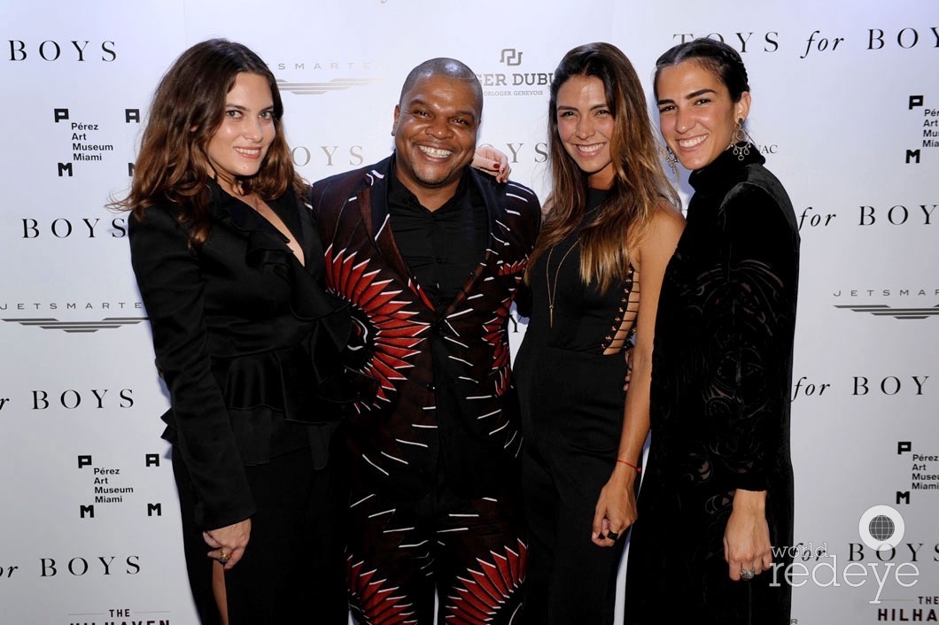 Jilian Sans, Kehinde Wiley, Nandina Varela, & Paula Collarte